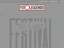 Tablet Screenshot of fotoleggendo.it